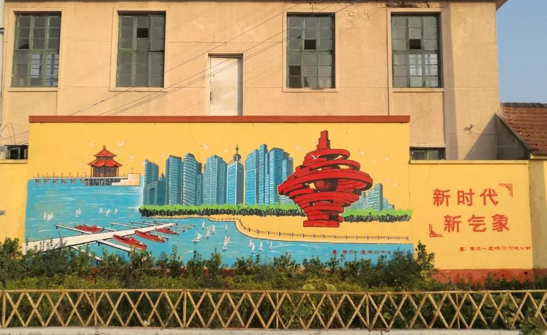 畫面無聲卻有意 文化街道美鄉(xiāng)村——青島一建集團有限公司幫扶建設美麗新農村